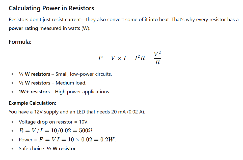 resistors explained