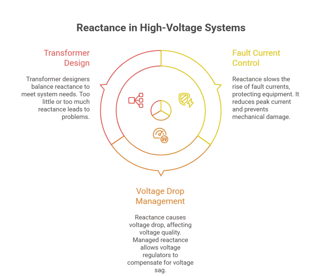 Reactance in High-Voltage Transformer Stations