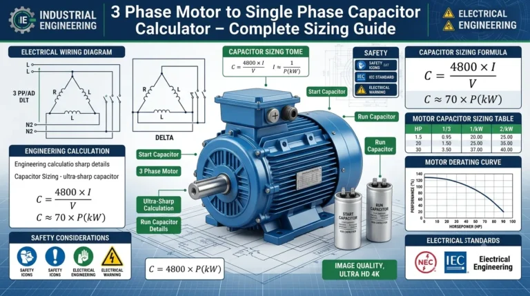 3 Phase Motor to Single Phase